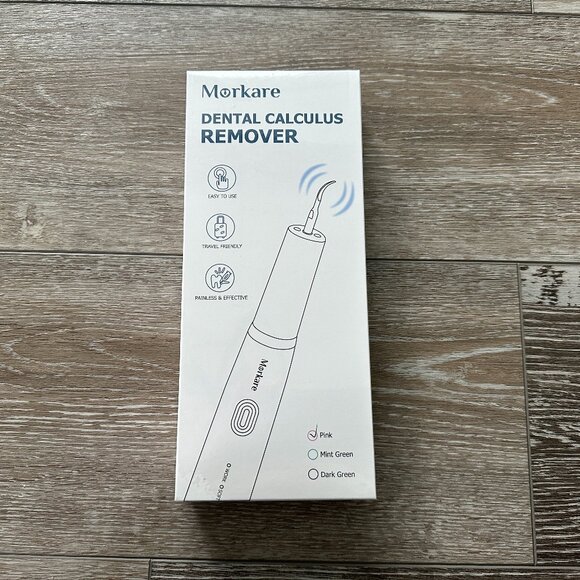 NWT Morekare Dental Calculus Plaque Tartar Remover Kit w 4 Replacement Heads
